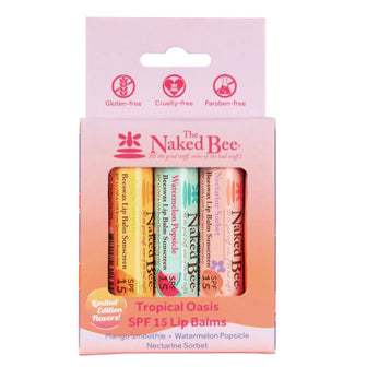 Naked Bee Lip Balm Trio