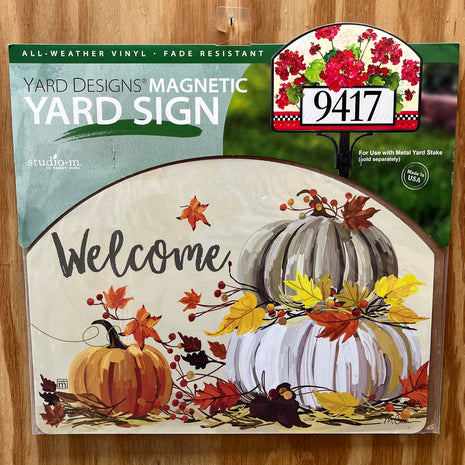 Neutral Pumpkins Yard DeSign