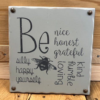 Be Words Sign