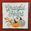 "Grateful Heart" Embellished Dishtowel