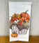 Pumpkins in Basket Flour Sack Kitchen Towel