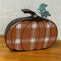 Plaid Pumpkin Chunky Sitter