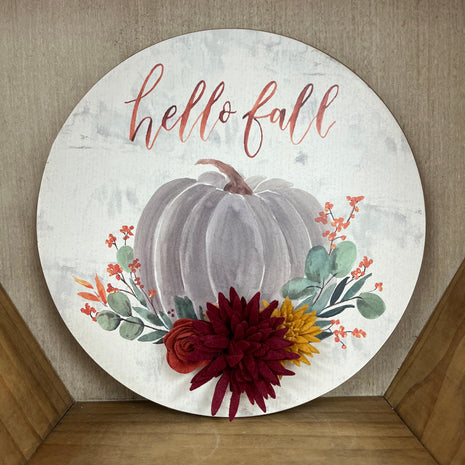 Hello Fall Hanging Decor