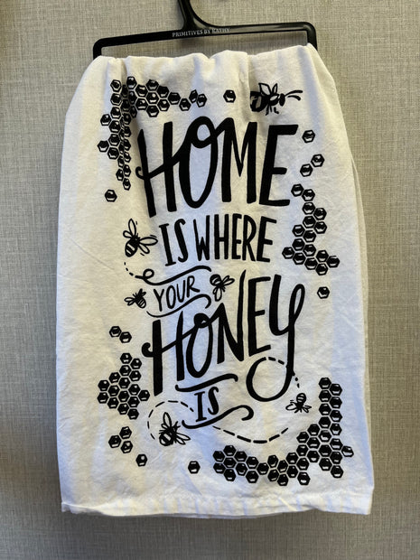 Home Is Where Your Honey Is Kitchen Towel