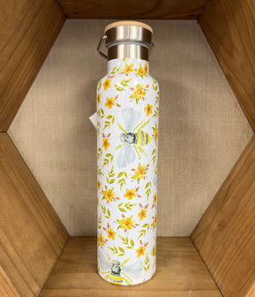 Floral Bee Insulated Bottle