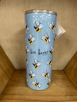 Bee Happy Coffee Tumbler