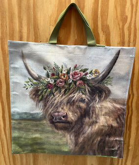 Floral Highland Market Tote