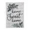 Welcome Friends Leopard Sunflower Burlap Garden Flag