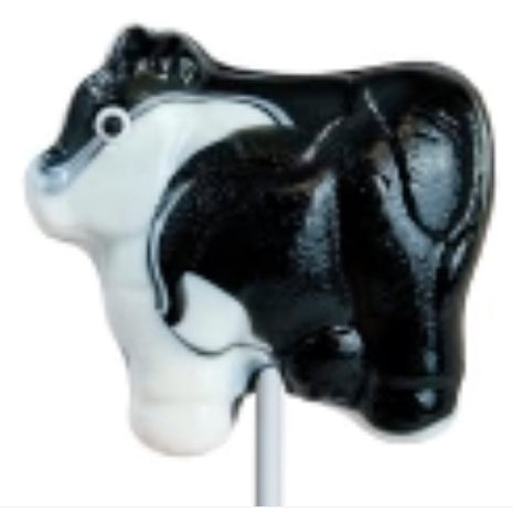 Cow Swirl Lollipop