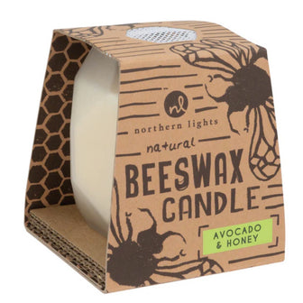 Avocado & Honey Bee Hive Candle, by Northern Lights