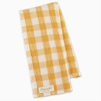 Washed Waffle Dishtowel - Butterscotch