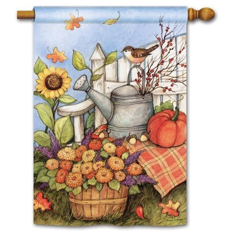 Loving Fall Standard Flag