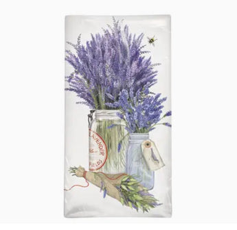 Herb Jar-Lavender Bagged Towel