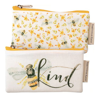Bee Kind Everything Pouch Set