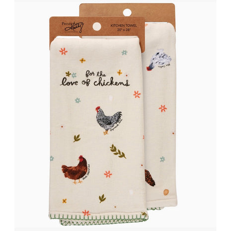 Love of Chickens Kitchen Towel