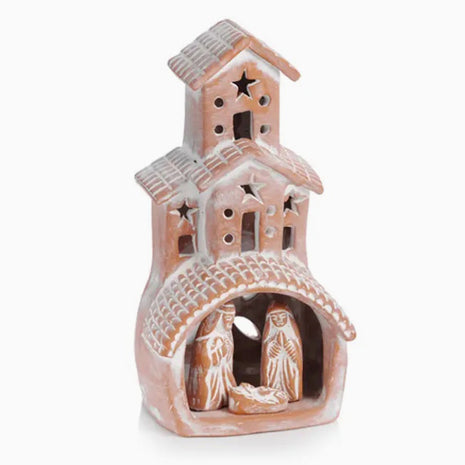 Terracotta Chimney Nativity