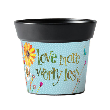 Love More Art Pot