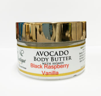 Avocado Body Butter in Black Raspberry Vanilla