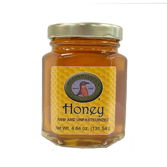 Honey in Glass Hexagonal Jar