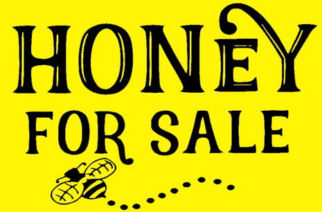 Honey for Sale Sign