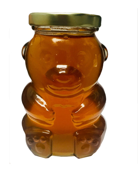 Honey in Glass Bear Jar